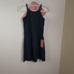 Girlfriend Collective Naomi Workout Dress in Black Size XL